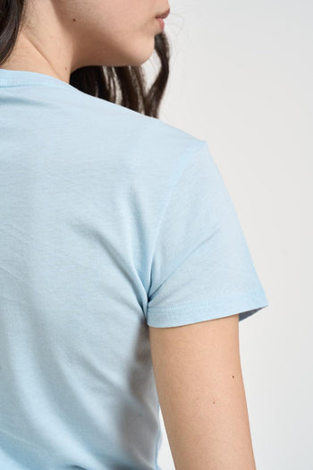 T-shirt donna celeste - 4