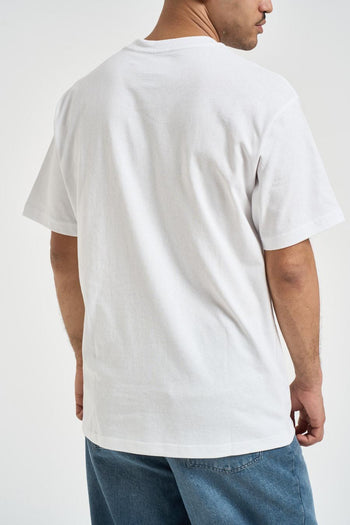 T-shirt uomo girocollo bianca - 3