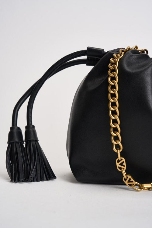 Borsa donna in ecopelle nera - 2