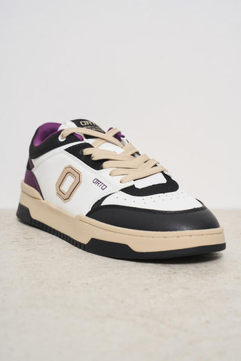 Sneakers uomo Eclipse bianca, viola e nera - 4