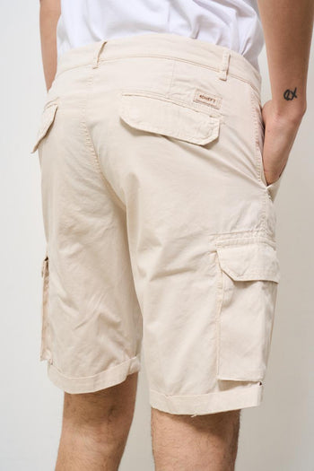 Bermuda uomo cargo panna - 5