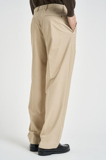 Pantalone uomo gamba dritta sabbia - 4
