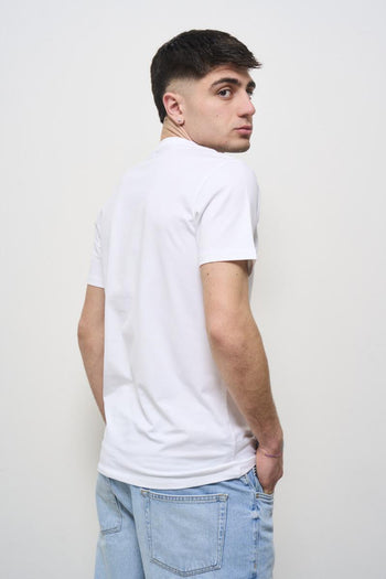 Men's white crew neck t-shirt - 5