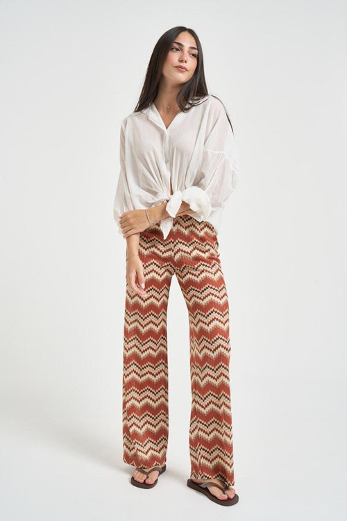 Camicia donna fluida bianca