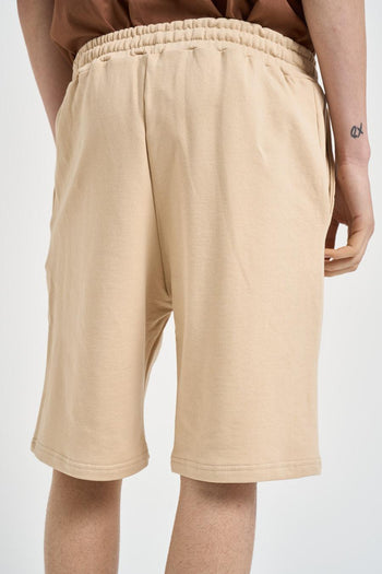 Bermuda uomo sportivo beige - 3