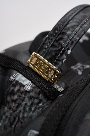 Zaino uomo Gray Peeking Character Check nero - 3