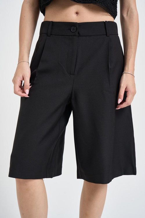 Bermuda donna sartoriali neri