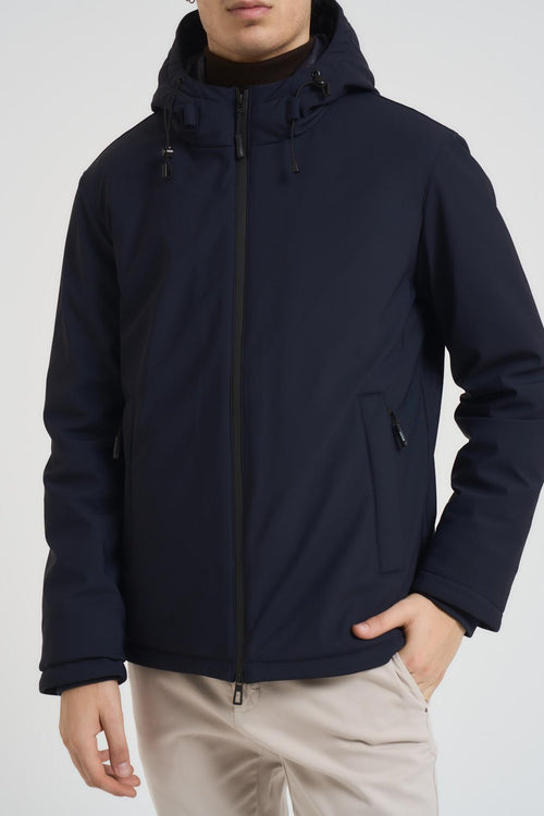 Giubbotto uomo blu notte