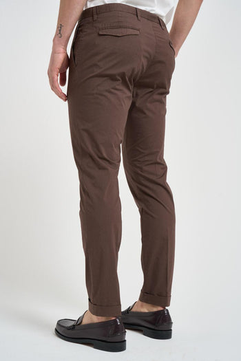 Pantalone uomo slim marrone - 4