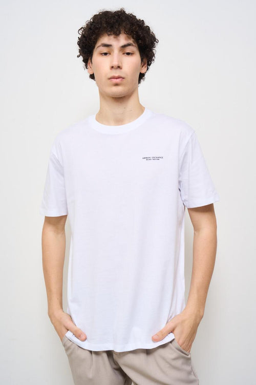 T-shirt uomo girocollo bianca