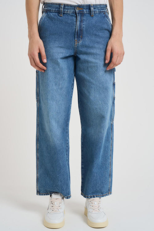 Jeans uomo carpenter in denim blu