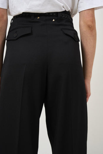 Pantalone donna in gabardine di lana - 8