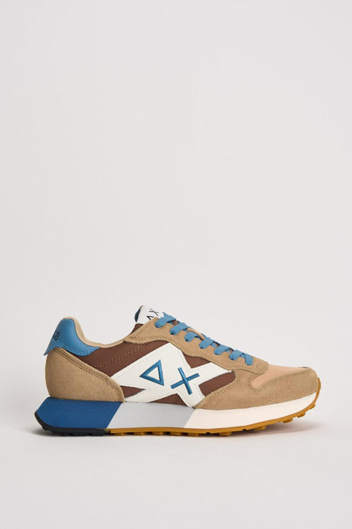 Sneakers uomo multicolor celeste