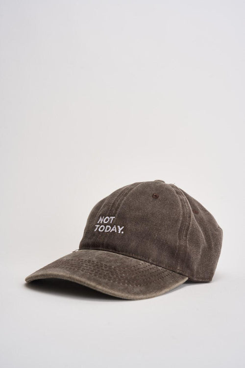 Cappello donna baseball in denim marrone - 2