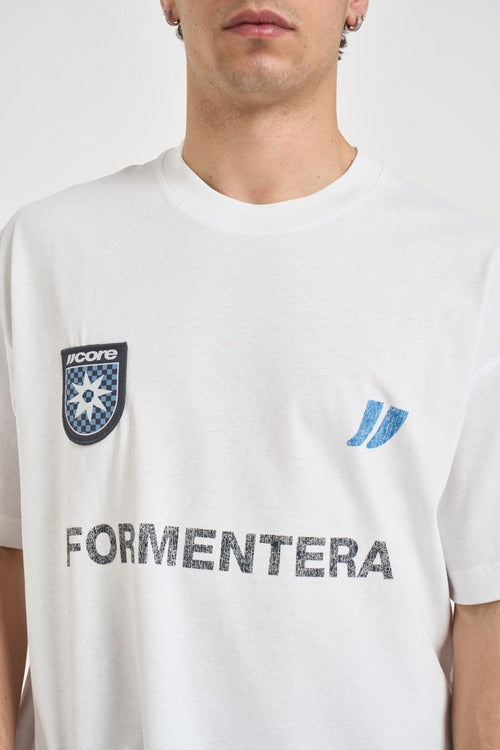 T-shirt uomo girocollo bianca - 2
