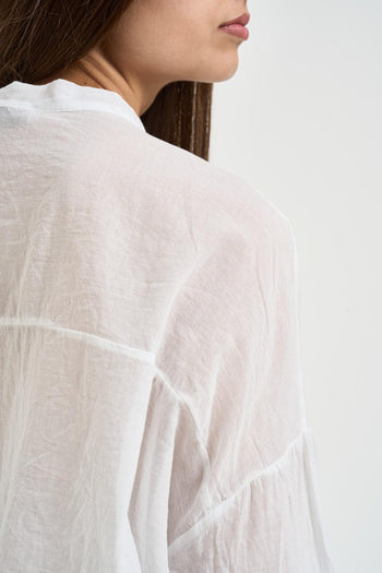 Camicia donna leggera bianca - 4