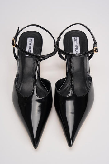 Slingback donna in vernice nero - 7