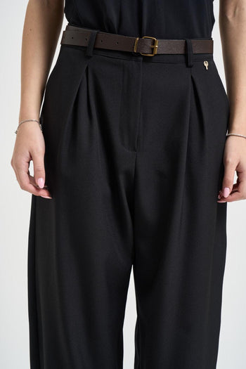 Pantalone donna balloon nero - 6