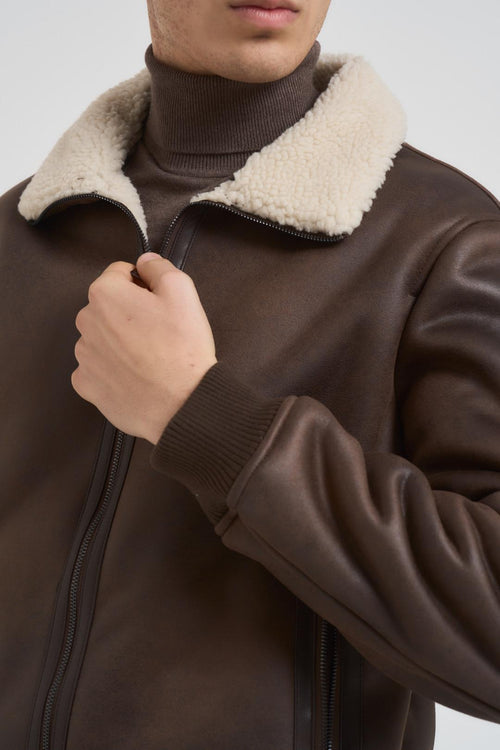 Giubbotto uomo aviatore moro - 2