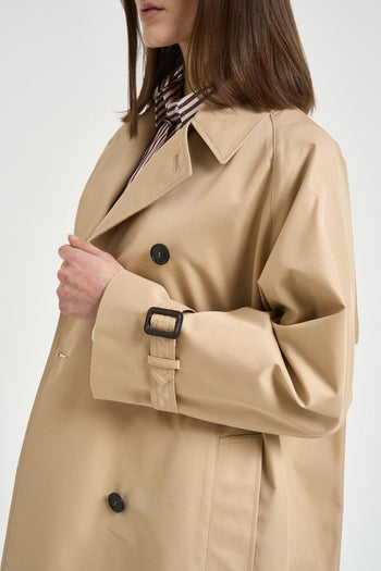 Trench donna midi cammello - 3