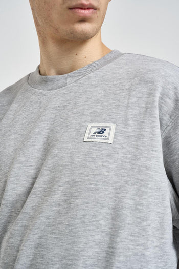 Felpa uomo girocollo grigia - 3