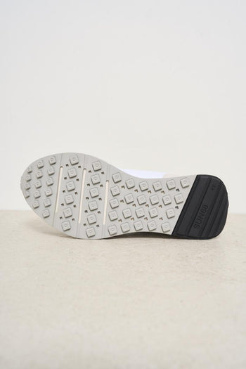 White and yellow men's sneakers - 10