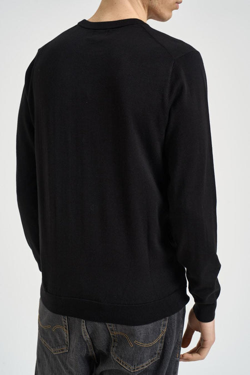 Maglia uomo girocollo nera - 2