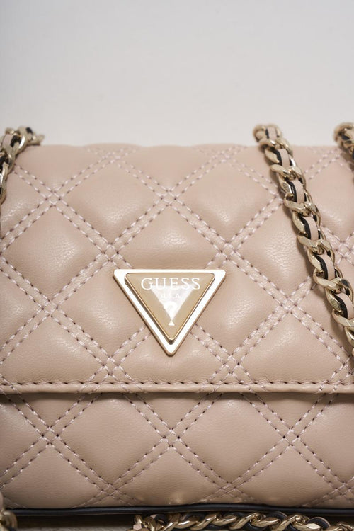 Women's bag with a dusty pink shoulder strap - 2