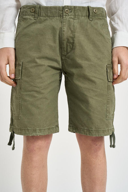 Bermuda cargo uomo verde