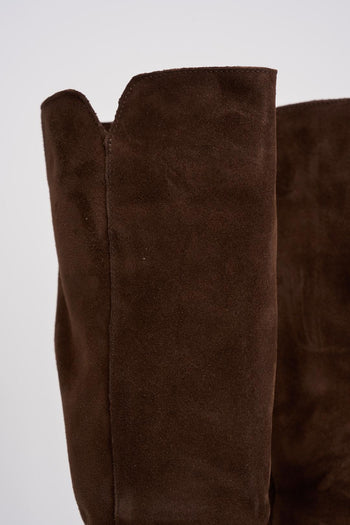 Stivale camoscio marrone - 5