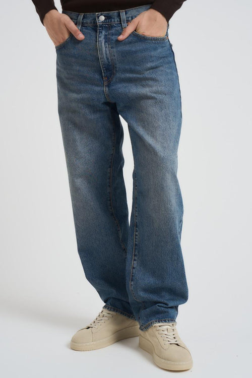Jeans uomo 568 in denim medio scuro - 2