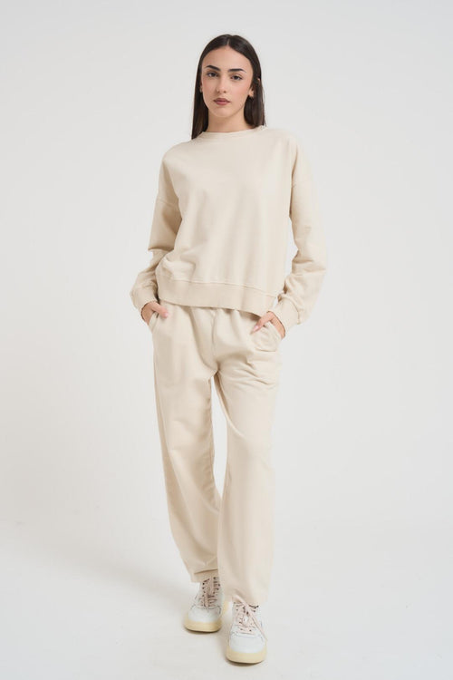 Completo tuta donna panna