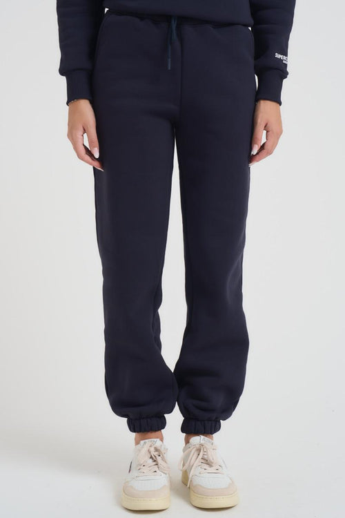 Pantalone tuta jogger donna blu