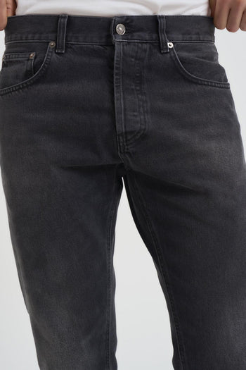 Jeans uomo slim fit grigio scuro - 4