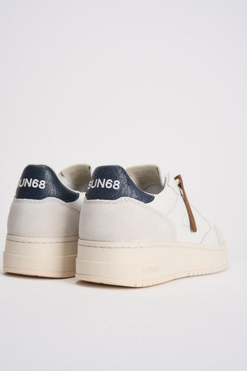 Sneakers uomo bianche e blu - 6