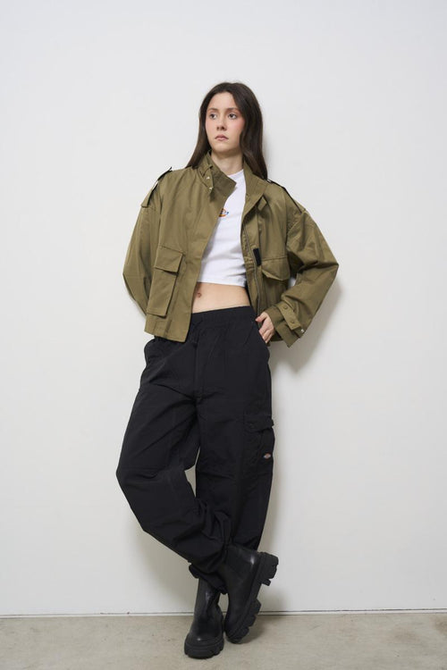 Giacca donna verde militare
