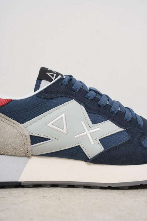 Men's blue and grey sneakers - 2