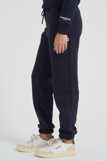 Pantalone tuta jogger donna blu - 3
