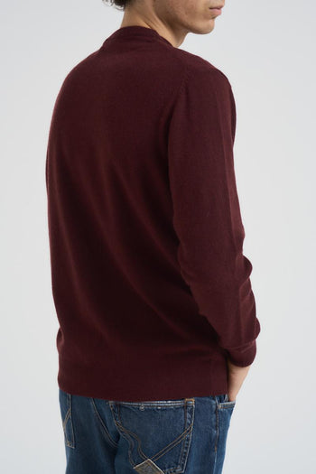 Maglia uomo girocollo bordeaux - 3