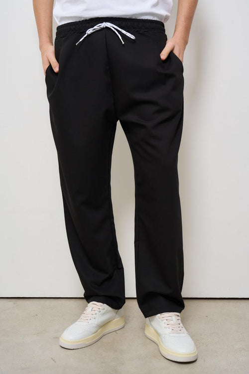 Pantalone uomo dritto nero