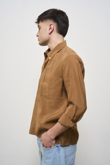 Camicia uomo marrone - 3