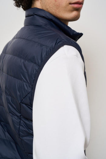 Gilet uomo trapuntato blu - 5