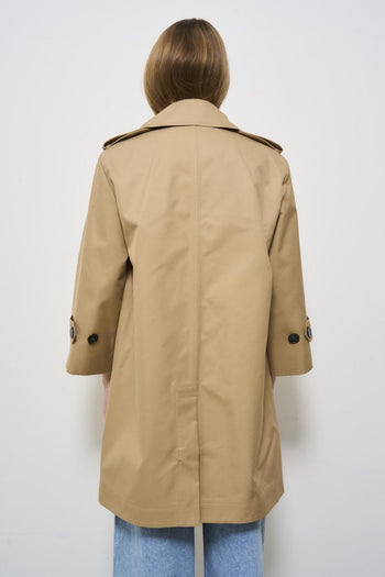 Trench donna midi beige - 5