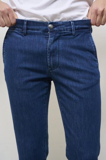 Skinny women's jeans in dark denim - 7