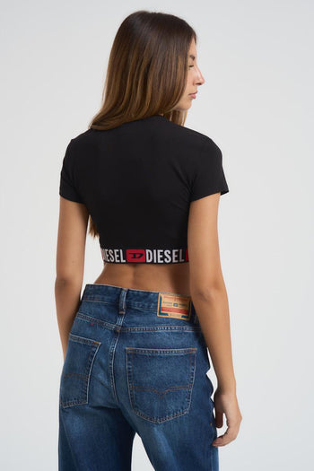 Top donna cropped Irma-d-core nero - 4