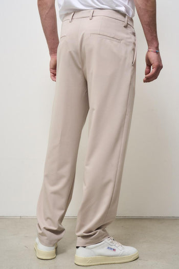 Pantalone uomo dritto panna - 4