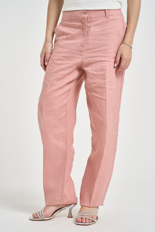 Pantalone donna dritto rosa
