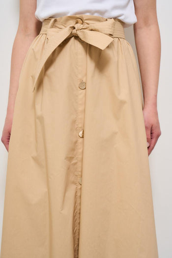 Gonna midi beige - 4