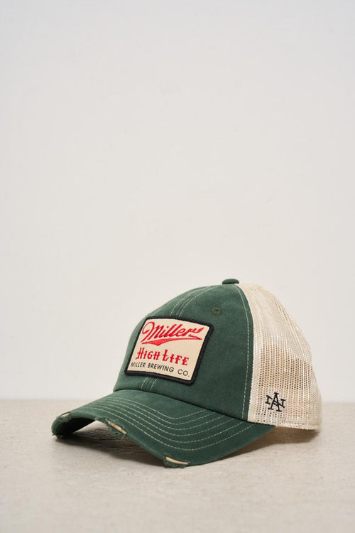 Cappellino uomo verde e beige - 2