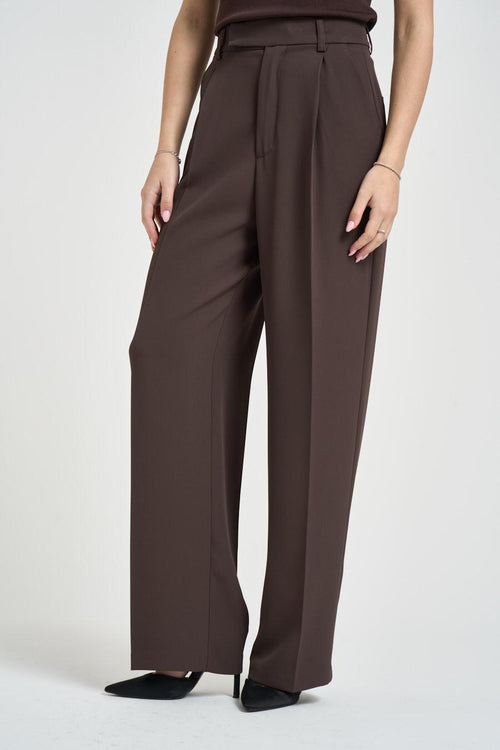 Pantalone donna dritto moro
